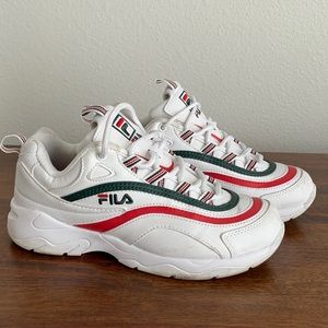 Fila chunky white sneakers size 6.5